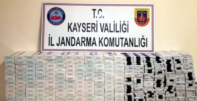 2 bin 750 paket kaçak sigara ele geçirildi