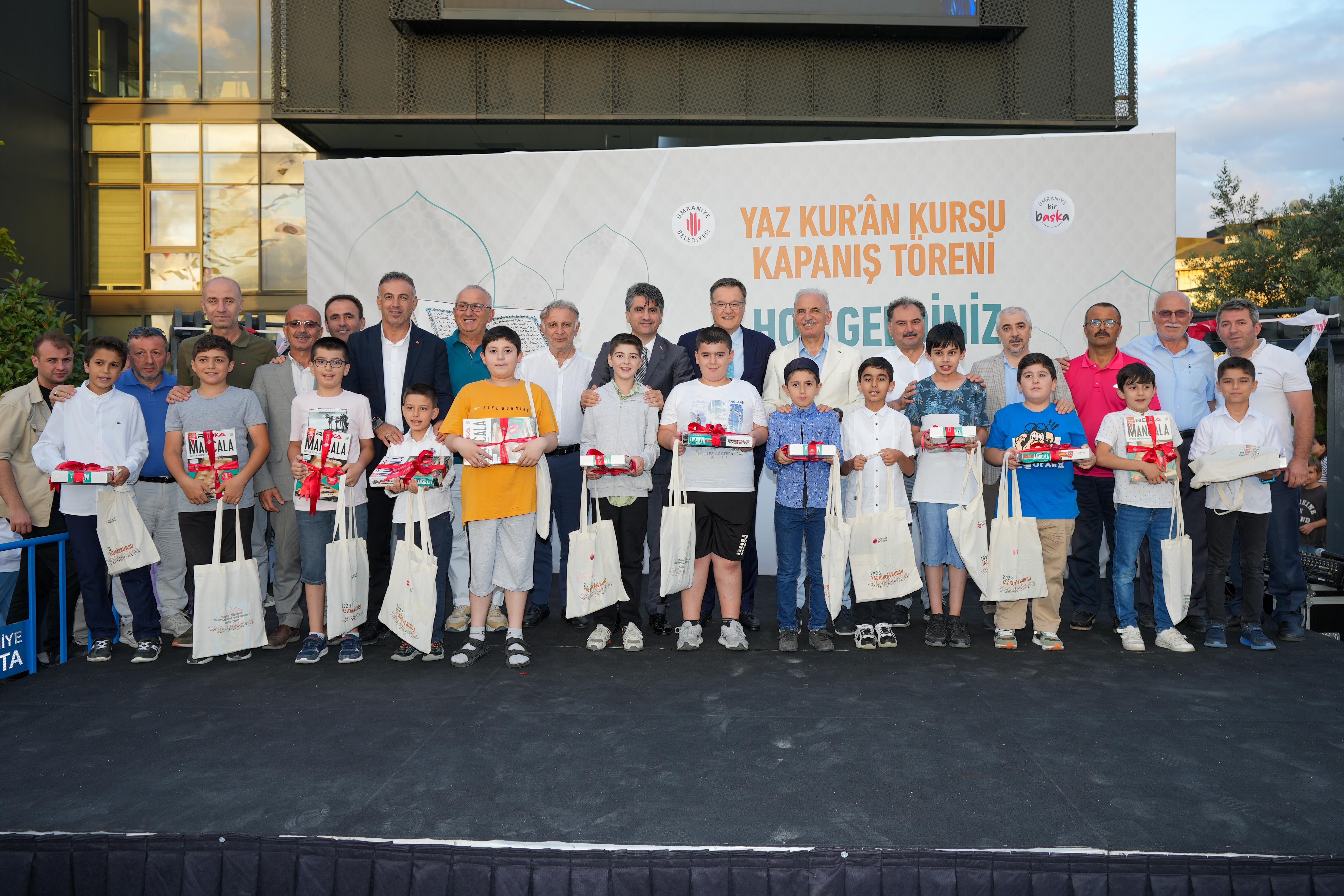 2 bin çocuk Ümraniye'de Kur'an öğrendi