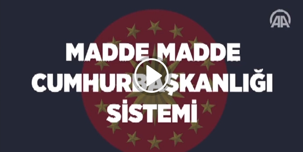2 dakikada Cumhurbaşkanlığı sistemi
