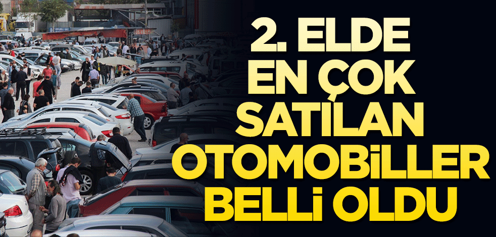 2. el online oto pazarının en çok satanları belli oldu