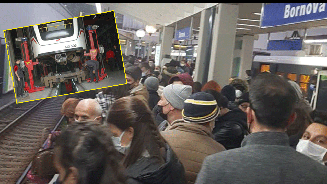 2 gün var 15 gün yok! İzmir’de metrolar dökülüyor