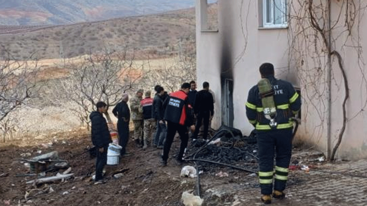 2 katlı binada korkutan yangın