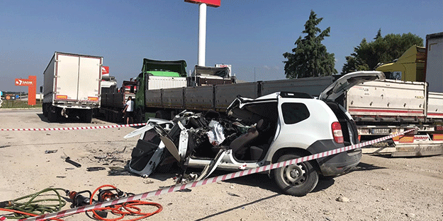 2 kişinin öldüğü kazada, sürücü direksiyonda kalp krizi geçirmiş