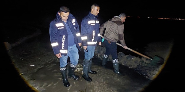 2 ton inci kefali kurtarıldı