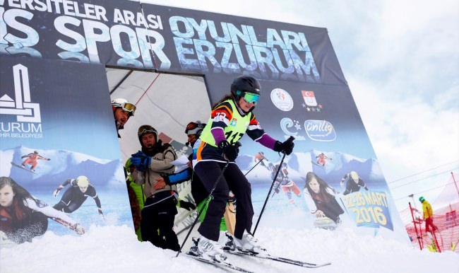 2. Üniversitelerarası Kış Oyunları sona erdi