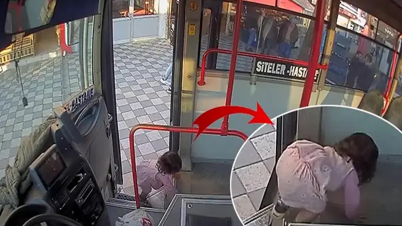 2 yaşındaki kaçak otobüs yolcusu yürekleri ağıza getirdi