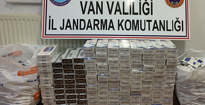 20 bin paket kaçak sigara ele geçirildi
