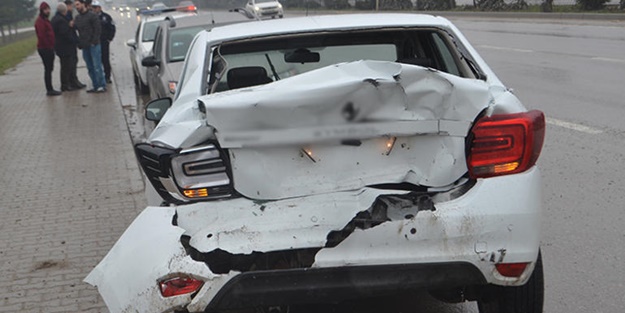 20 dakika önce aldığı otomobil bu hale geldi