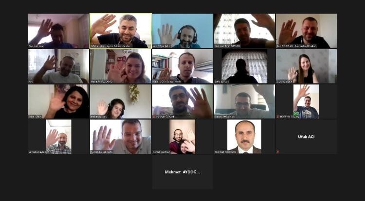 20 üniversiteden temsilciler video seminerde bir araya geldi 