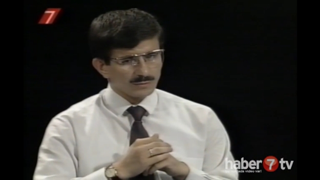 20 yıl önce bir canlı yayın konuğu: Ahmet Davutoğlu...