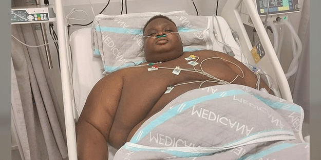 200 kilogram ağırlığındaki Nijerli, Türkiye'de ameliyat oldu