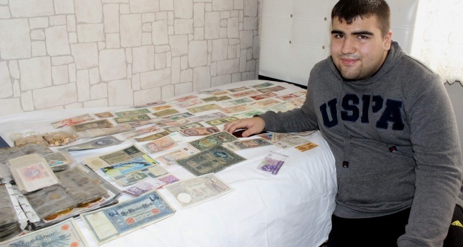 200 ülkenin 15 bin çeşit parasını koleksiyonunda saklıyor