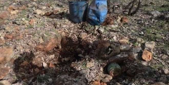 2 el yapımı patlayıcı ele geçirildi