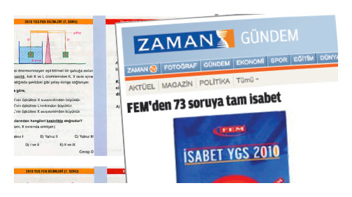 2010 YGS’yi sanki FEM hazırlamış