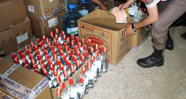 İstanbul’da kaçak içki operasyonu