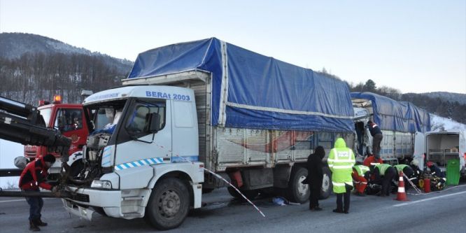 Bolu’da trafik kazası!