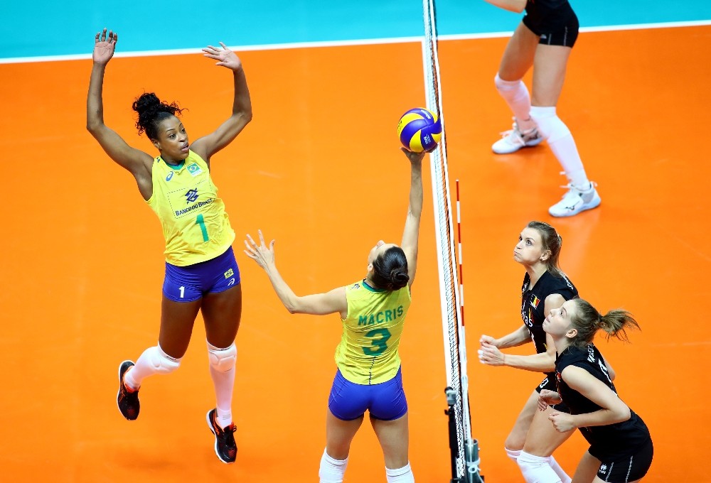 2019 FIVB Voleybol Milletler Ligi: Belçika: 0 - Brezilya: 3 