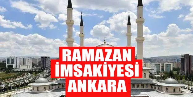 2019 Ramazan imsakiyesi Ankara