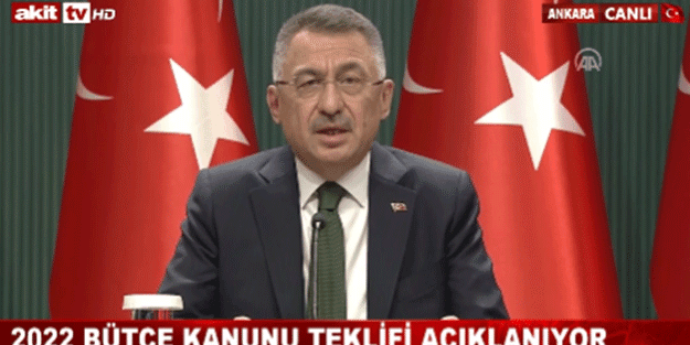 2022 Bütçe Kanunu Teklifi... Fuat Oktay'dan önemli açıklamalar