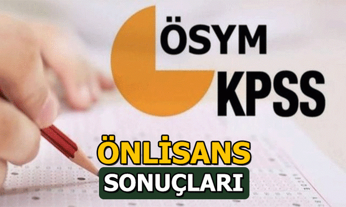 2022 KPSS Ön Lisans Sınavı'nın sonuçları açıklandı