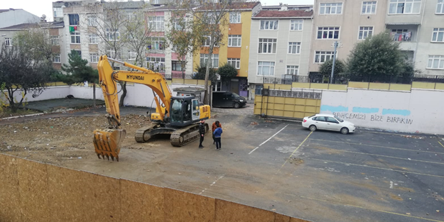 2022’de geriye mi saracağız? Kışın ortasında İHL içinde anaokulu inşaatı