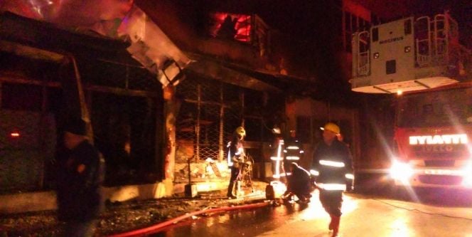 Ankara'da yangın paniği