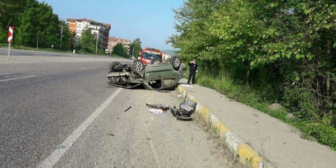 Devrek’te trafik kazası: 1 yaralı