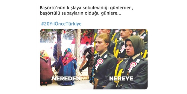 ‘#20yılönce Türkiye’ paylaşımları rekor kırdı