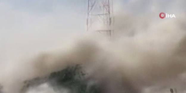 21 katlı bina yerle bir oldu! Korku dolu anlar kameraya yansıdı