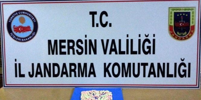 250 adet ecstasy hap ele geçirildi