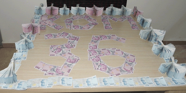 211 bin 600 lira sahte para! 3 kişi gözaltına aldı