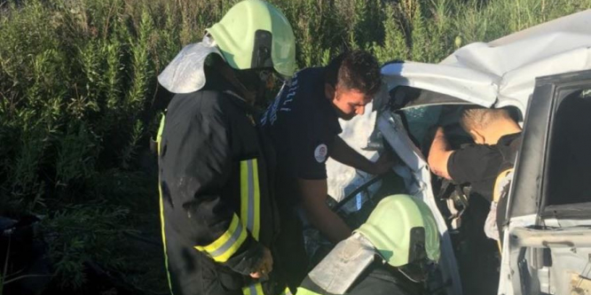 Denizli’de trafik kazası: 1 ölü, 2 yaralı