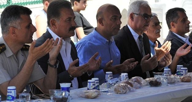 Şehit polis için mevlit okutuldu