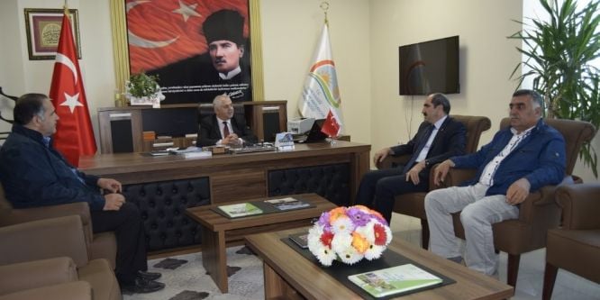 Başkan Soğanda’dan Müdür Görentaş’a ziyaret