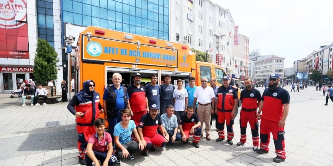 Bir günde 600 afet gönüllüsü