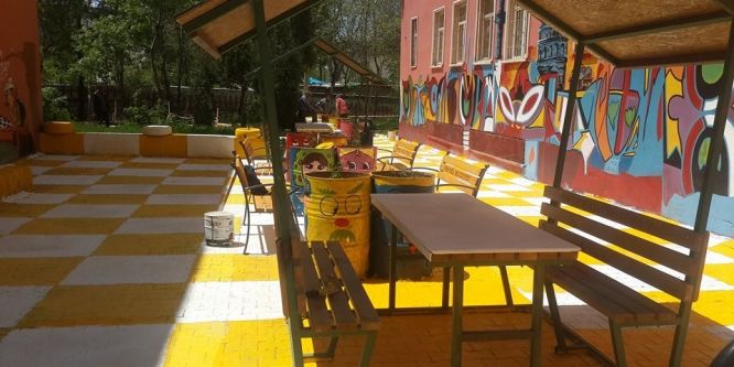 Atık malzemelerden muhteşem park