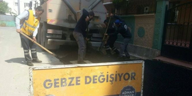 Gebze Fen İşleri çalışmalarına hız verdi