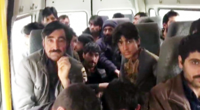 22 Afgan uyruklu şüpheli gözaltına alındı