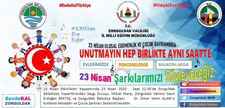 23 Nisan coşkusu evde yaşanacak 
