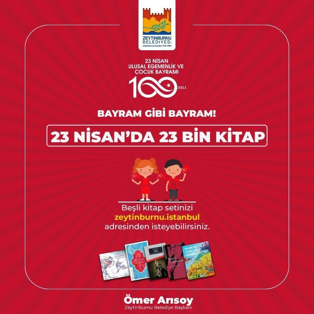 “23 Nisan’da 23 Bin Kitap” kampanyasına yoğun ilgi 