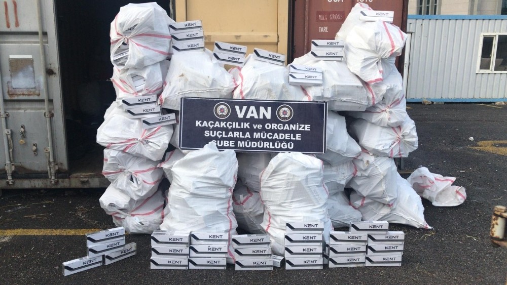 23 operasyonda 189 bin paket kaçak sigara ele geçirildi 