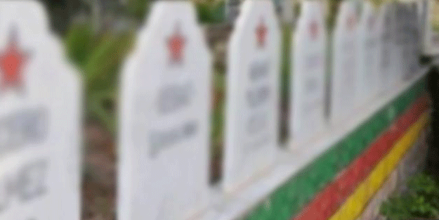 23 PKK'lının mezar taşına yıkım kararı!