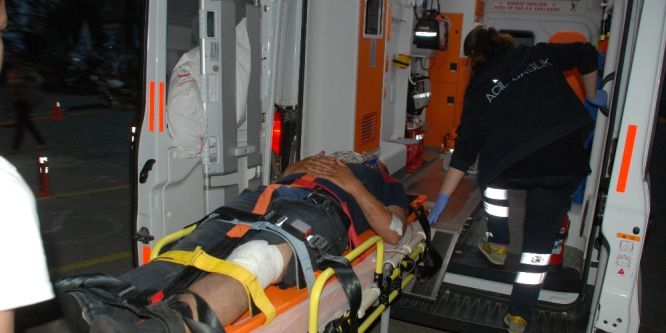 Bayramiç’te trafik kazası; 1 yaralı