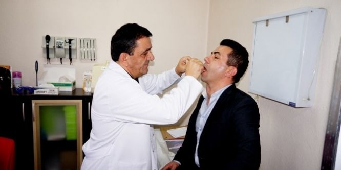 Sarıgöl Kaymakamı antibiyotik testi yaptırdı