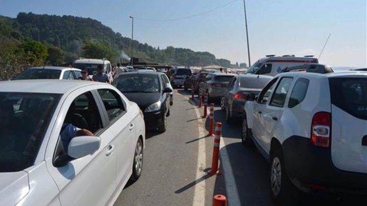 24 saat içinde bir milyon araç oraya giriş yaptı!