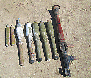 Mardin’de roketatar ve mühimmatı bulundu