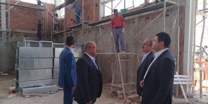 Kaymakam Avcı, inşaat çalışmalarını denetledi