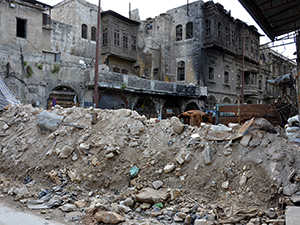 Halep harabeye döndü