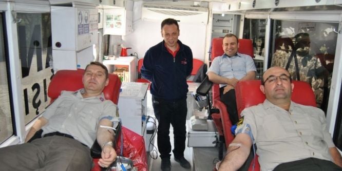 Jandarmadan kan bağışı seferberliği