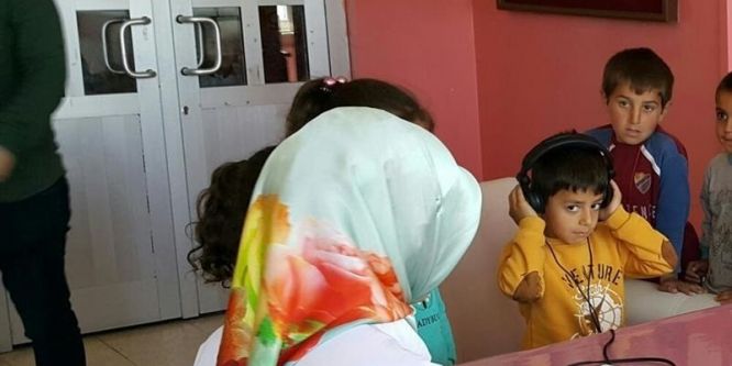 Bingöl’de öğrenciler işitme testinden geçirildi